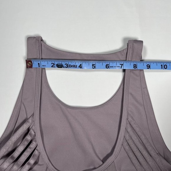 Under Armour Sports Bra Size Small Light Purple Strappy Sides Mesh Back - Picture 10 of 10